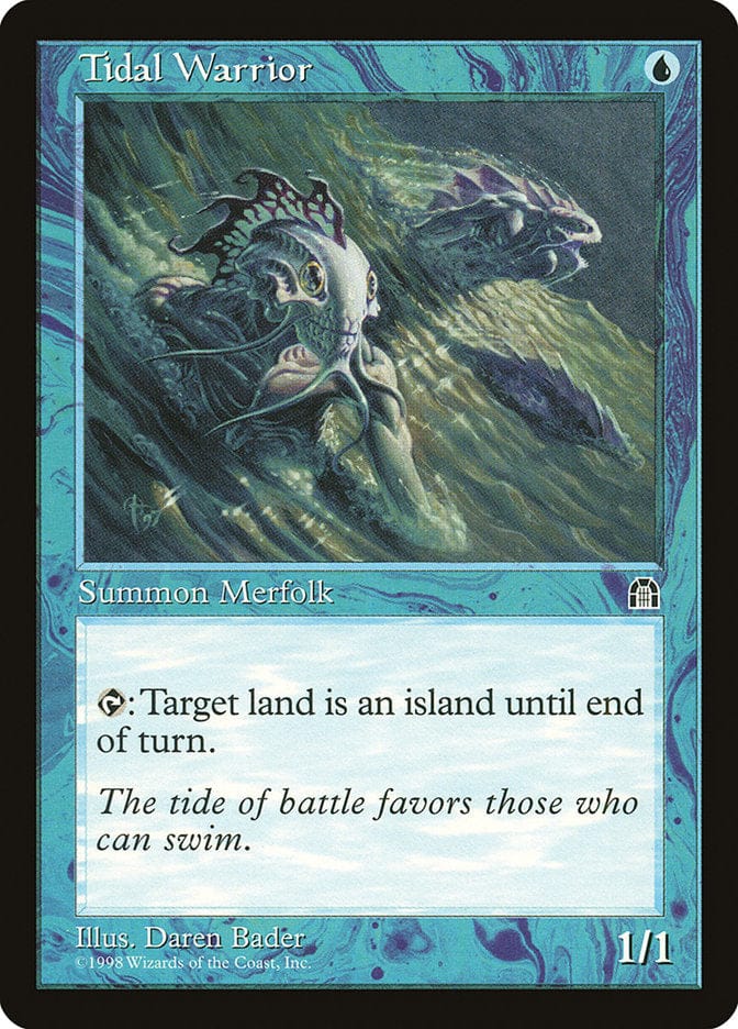 Tidal Warrior [Stronghold] Magic: The Gathering