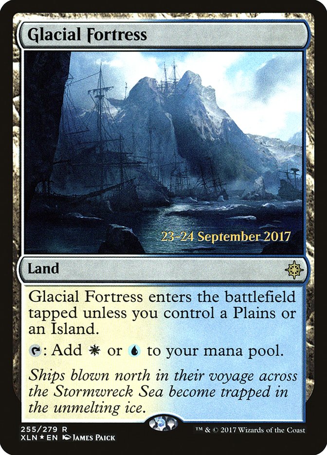 Glacial Fortress [Ixalan Prerelease Promos] Magic: The Gathering