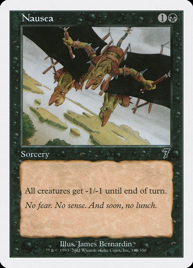 Nausea [Seventh Edition] Magic: The Gathering