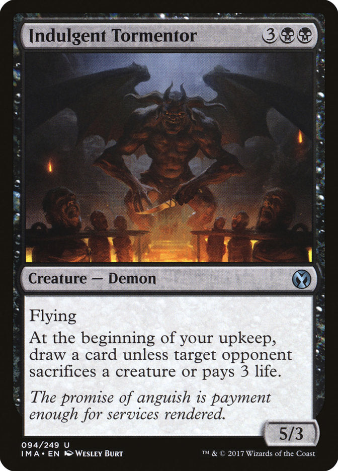 Indulgent Tormentor [Iconic Masters] Magic: The Gathering