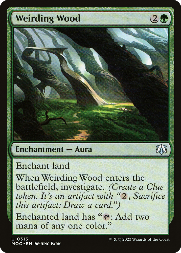 Weirding Wood [March of the Machine Commander] Magic: The Gathering