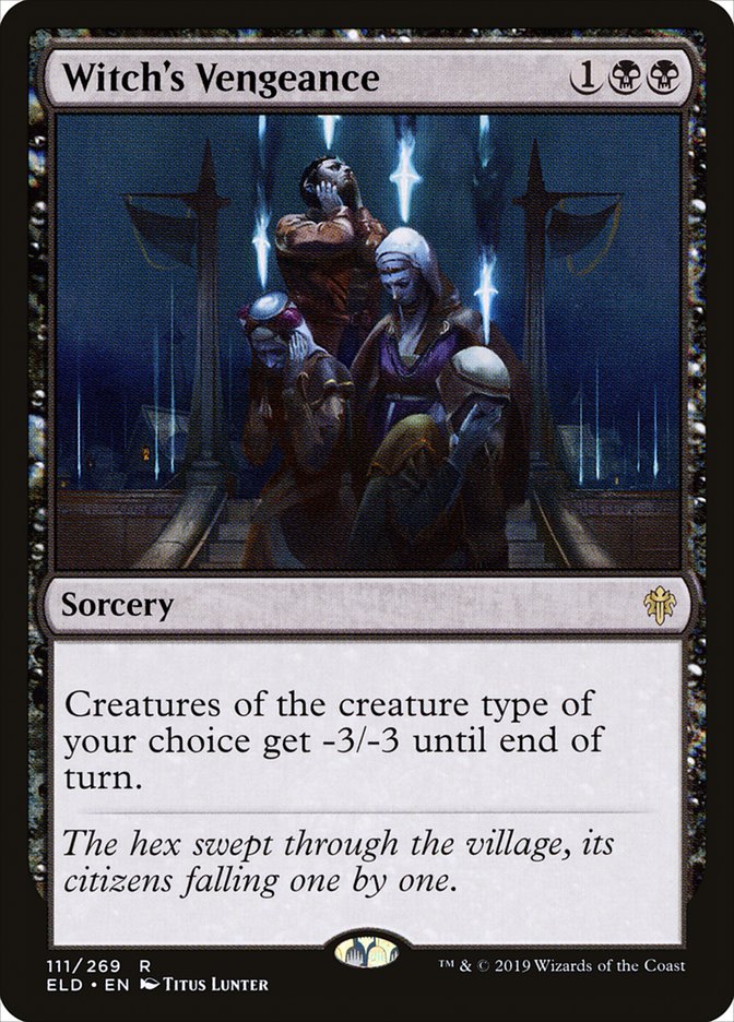 Witch's Vengeance [Throne of Eldraine] Magic: The Gathering