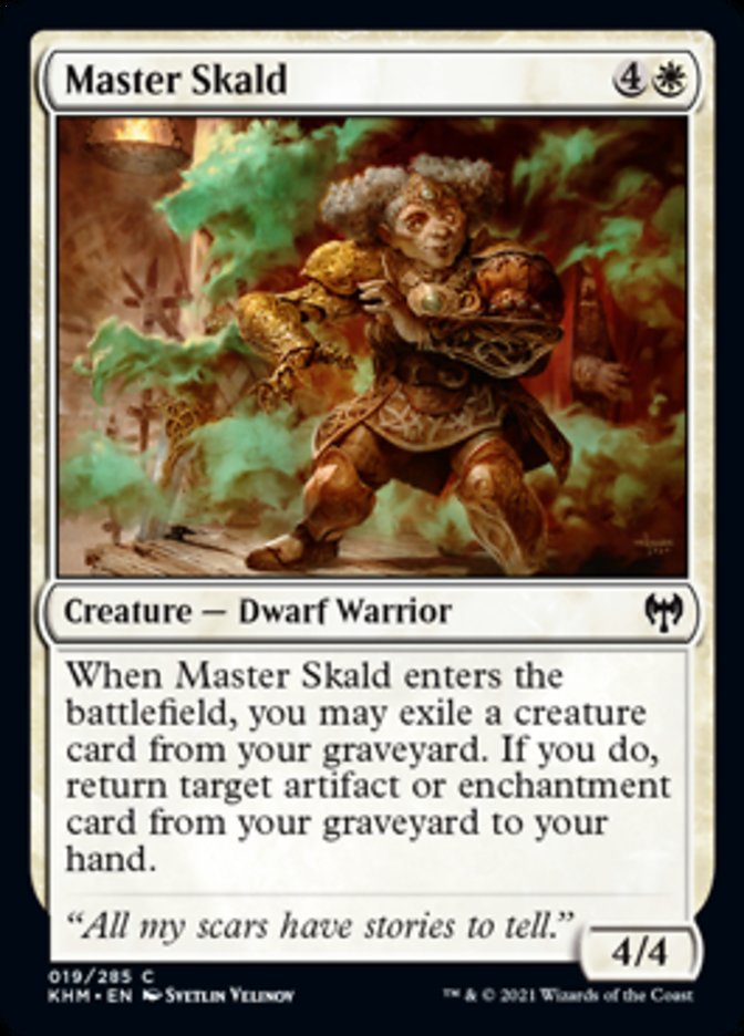 Master Skald [Kaldheim] Magic: The Gathering