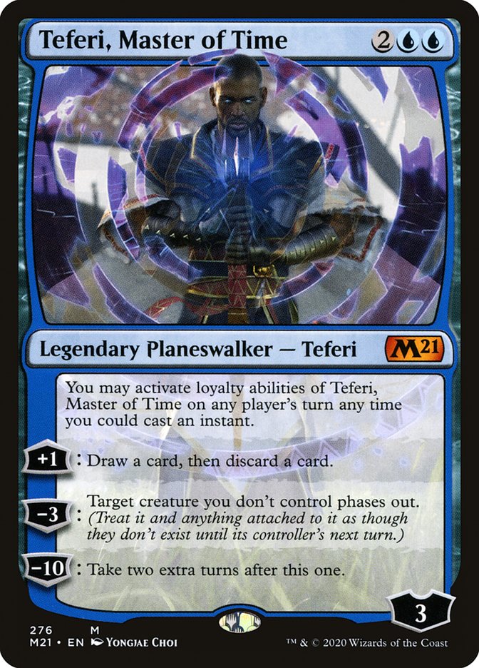 Teferi, Master of Time (276) [Core Set 2021] Magic: The Gathering