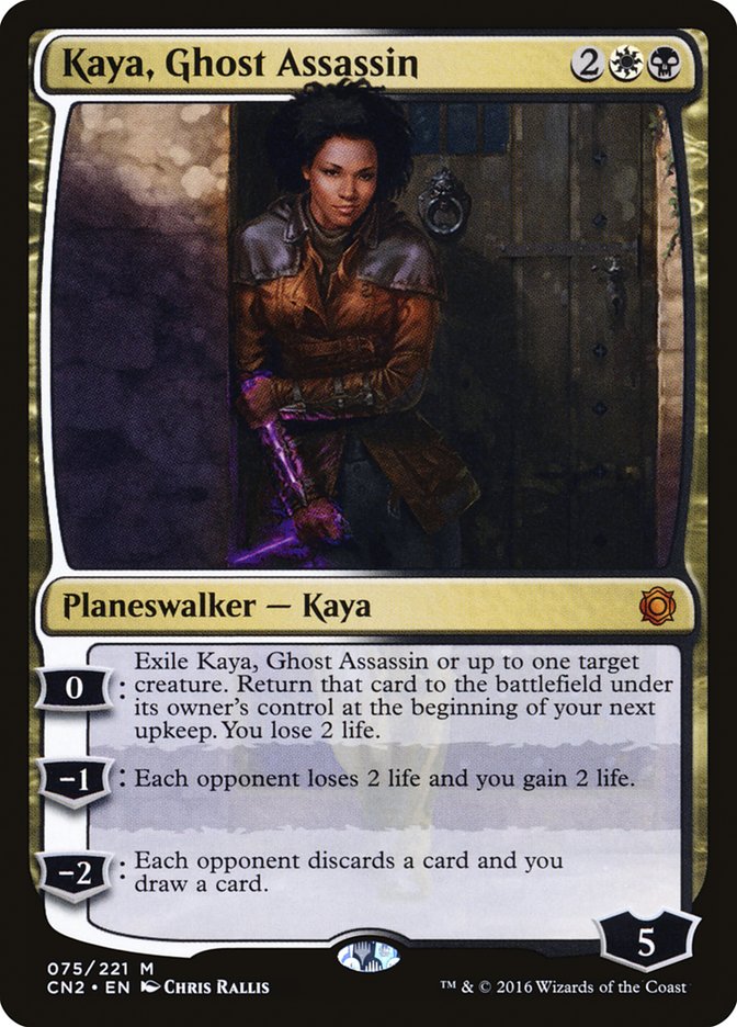 Kaya, Ghost Assassin (075/221) [Conspiracy: Take the Crown] Magic: The Gathering