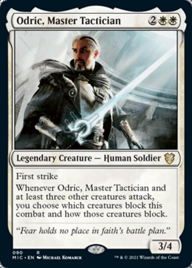 Odric, Master Tactician [Innistrad: Midnight Hunt Commander] Magic: The Gathering