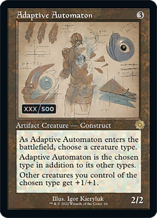 Adaptive Automaton (Retro Schematic) (Serialized) [The Brothers' War Retro Artifacts] Magic: The Gathering