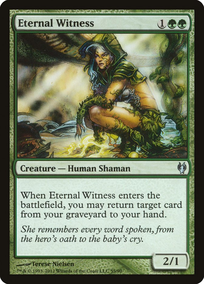 Eternal Witness [Duel Decks: Izzet vs. Golgari] Magic: The Gathering