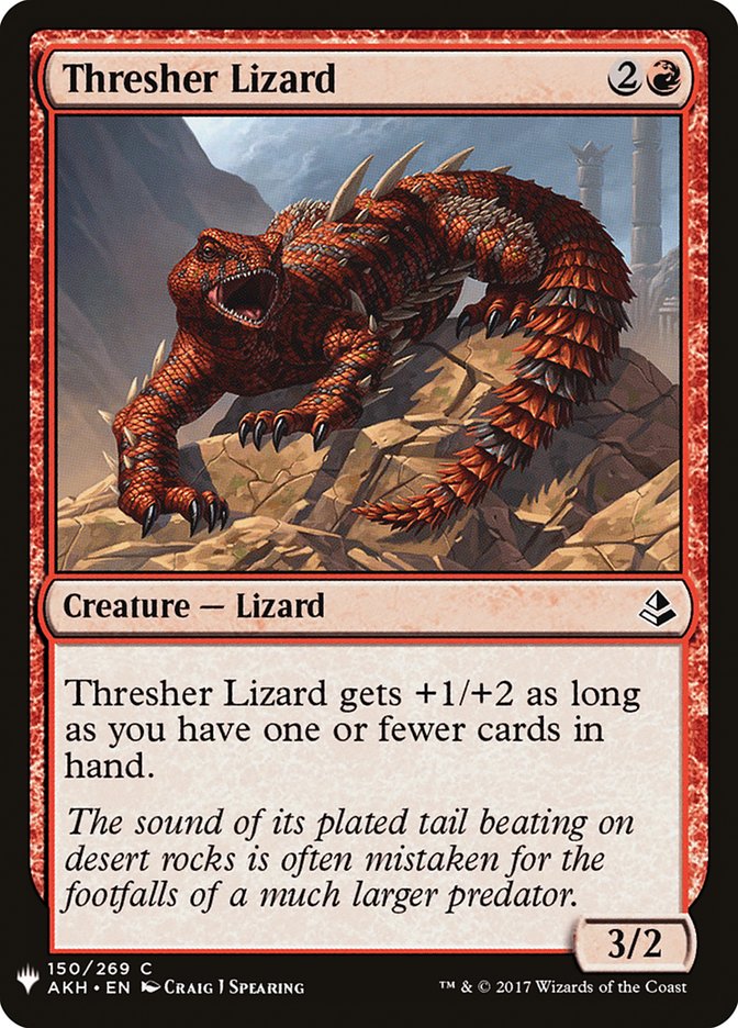 Thresher Lizard [Mystery Booster] Magic: The Gathering