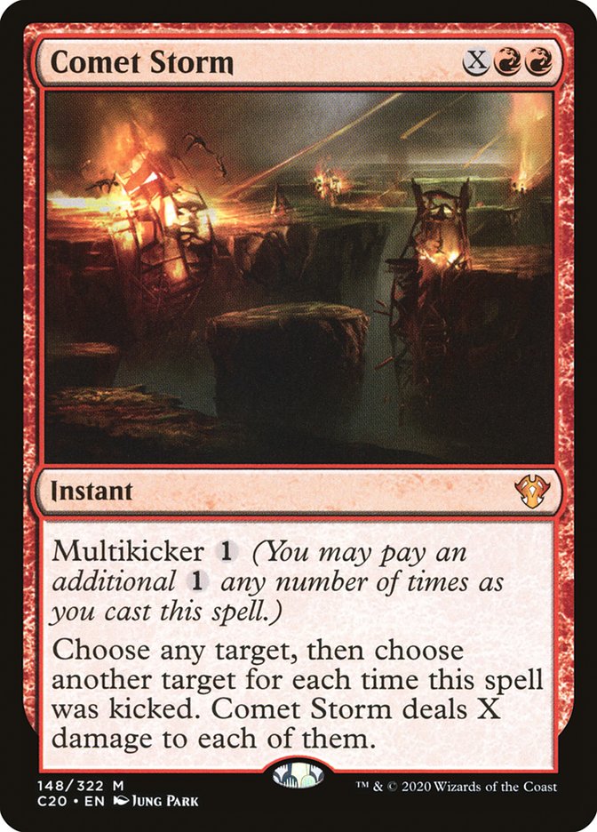 Comet Storm [Commander 2020] Magic: The Gathering