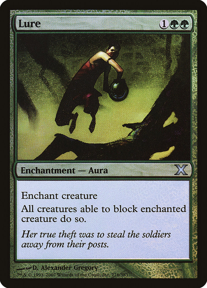 Lure (Premium Foil) [Tenth Edition] Magic: The Gathering