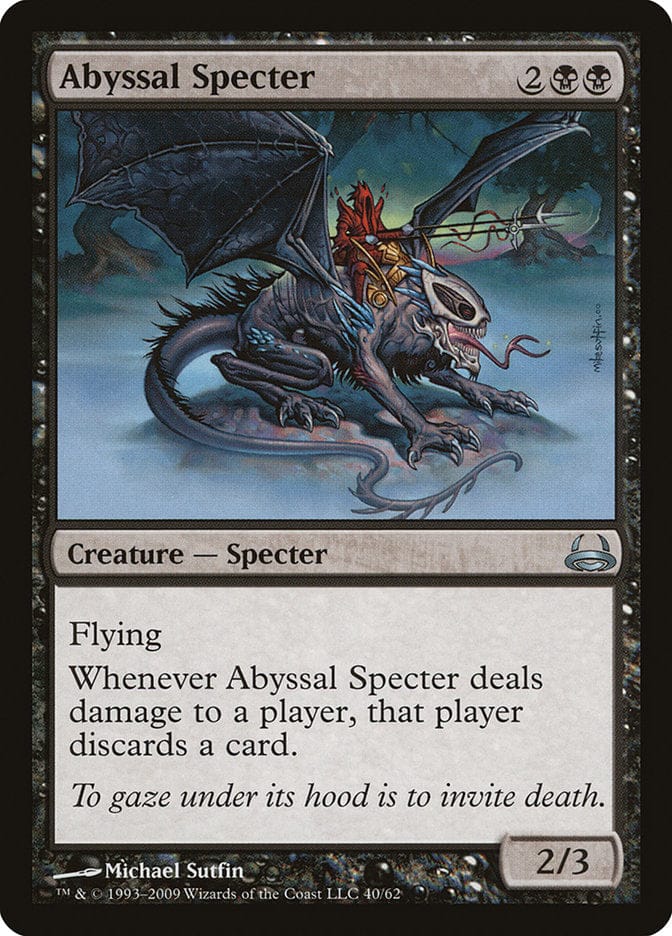 Abyssal Specter [Duel Decks: Divine vs. Demonic] Magic: The Gathering