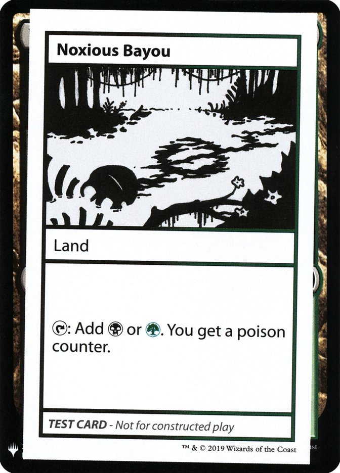 Noxious Bayou [Mystery Booster Playtest Cards] Magic: The Gathering