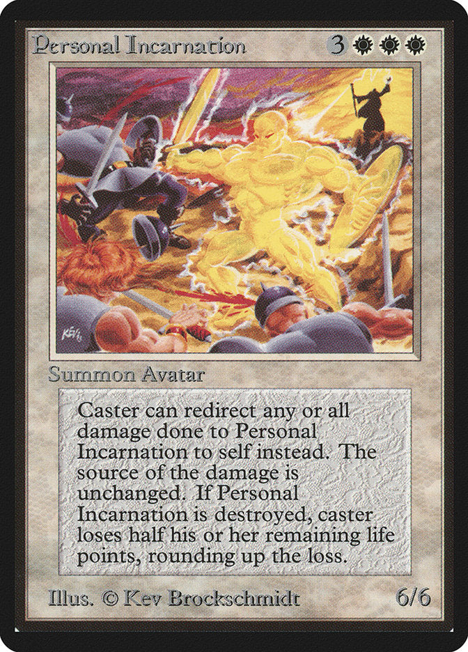 Personal Incarnation [Beta Edition] Magic: The Gathering