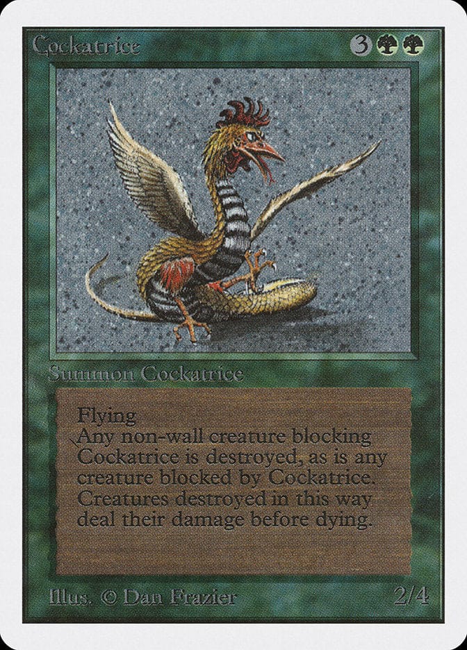 Cockatrice [Unlimited Edition] Magic: The Gathering
