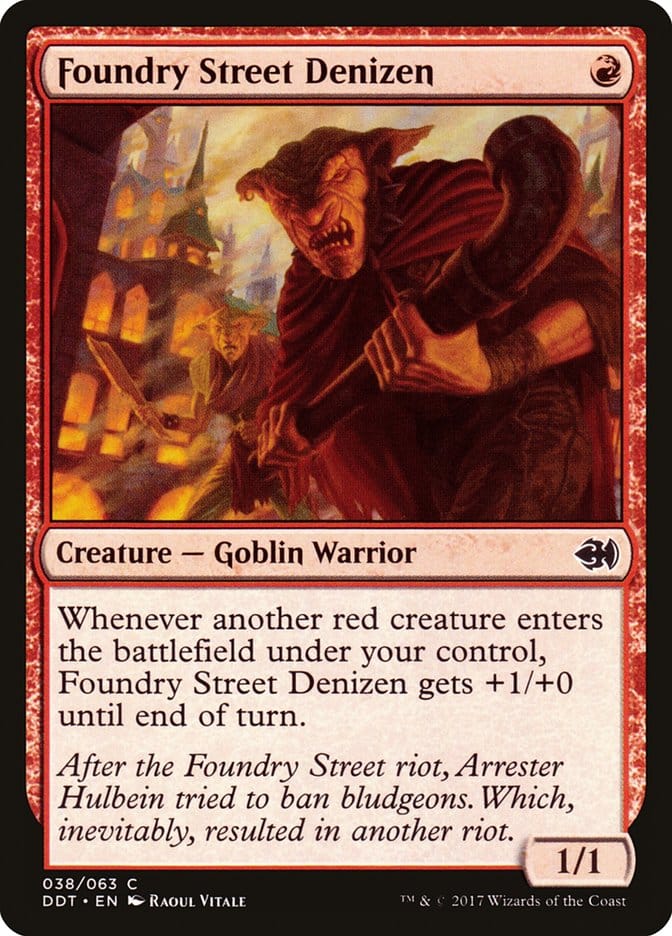 Foundry Street Denizen [Duel Decks: Merfolk vs. Goblins] Magic: The Gathering