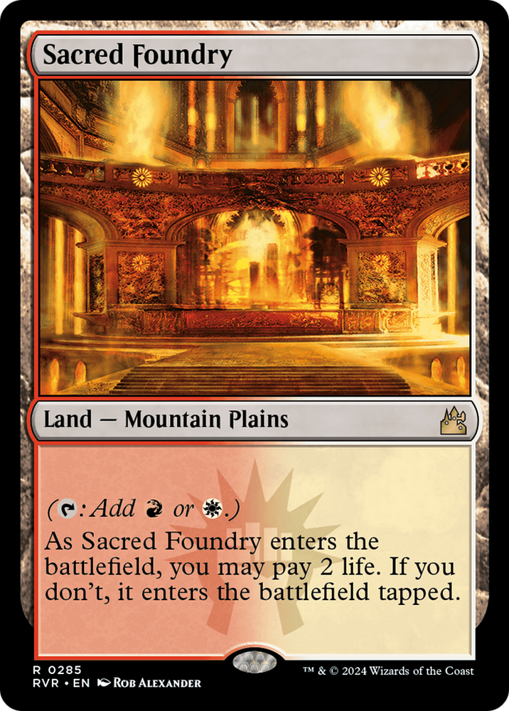 Sacred Foundry [Ravnica Remastered] Magic: The Gathering