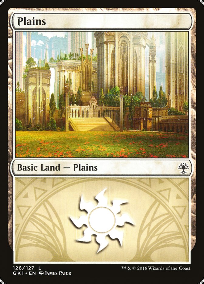 Plains (126) [Guilds of Ravnica Guild Kit] Magic: The Gathering