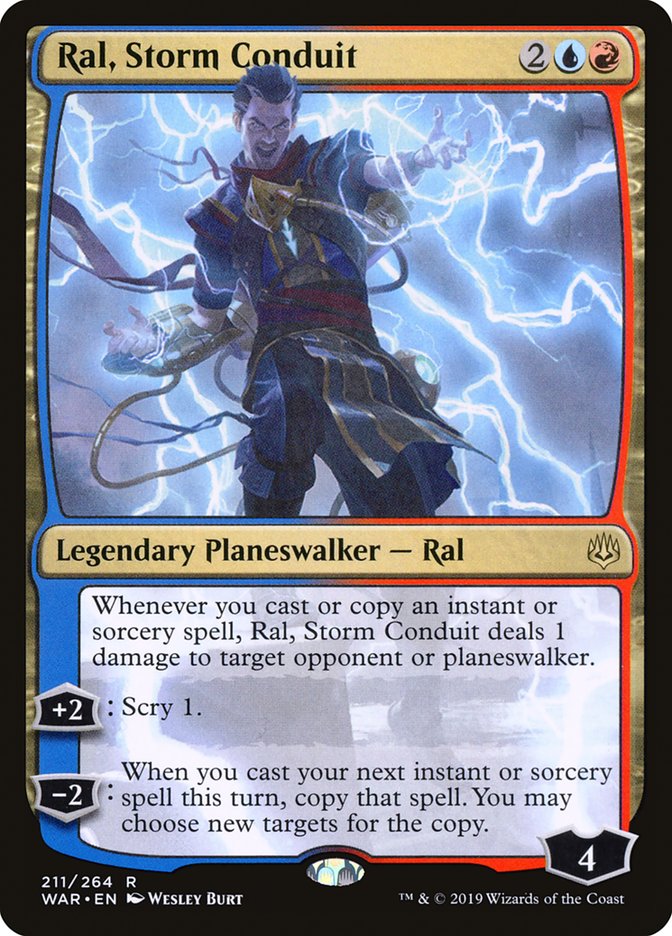 Ral, Storm Conduit [War of the Spark] Magic: The Gathering