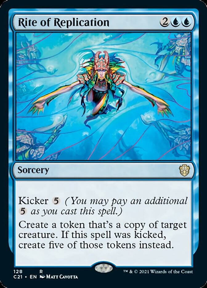 Rite of Replication [Commander 2021] Magic: The Gathering