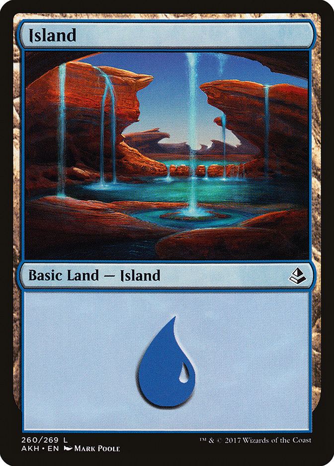 Island (260) [Amonkhet] Magic: The Gathering
