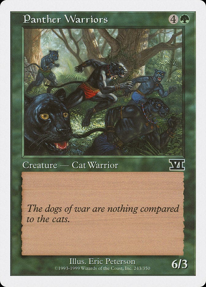 Panther Warriors [Classic Sixth Edition] Magic: The Gathering