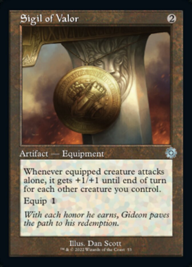 Sigil of Valor (Retro) [The Brothers' War Retro Artifacts] Magic: The Gathering