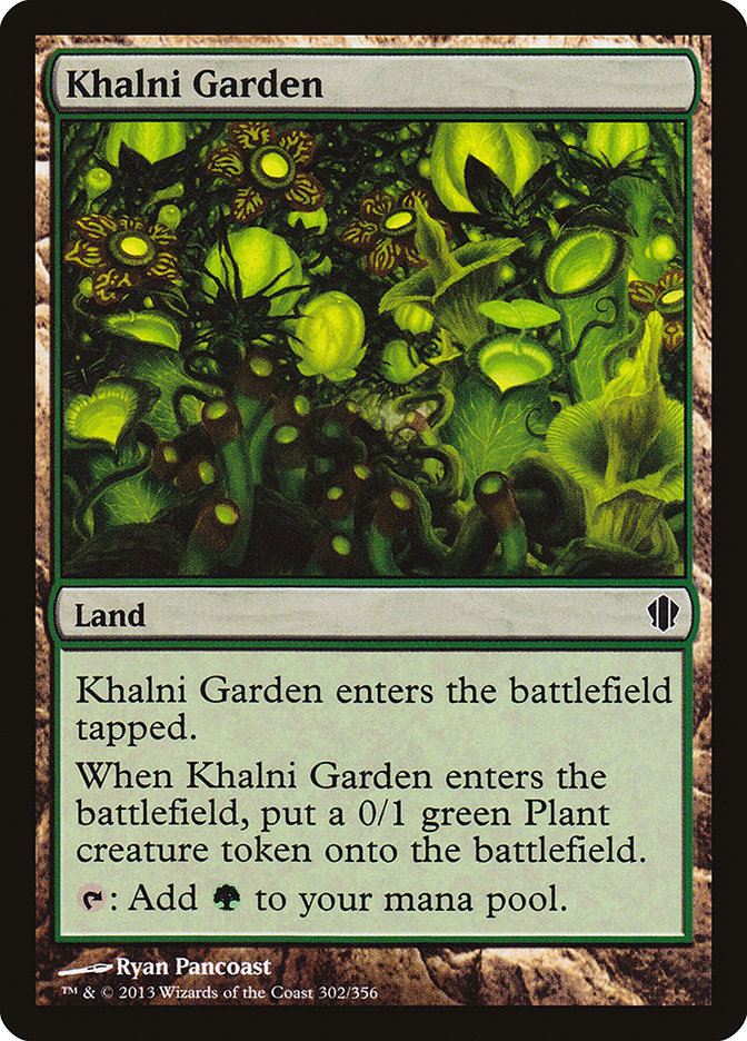 Khalni Garden [Commander 2013] Magic: The Gathering