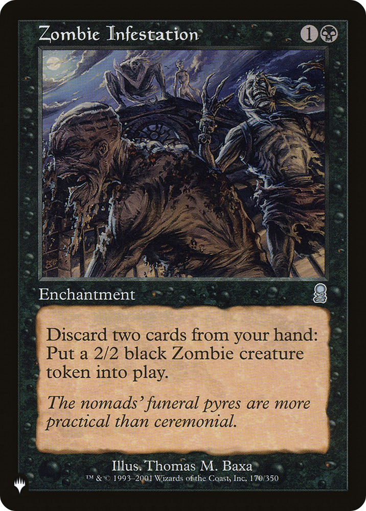 Zombie Infestation [The List] Magic: The Gathering