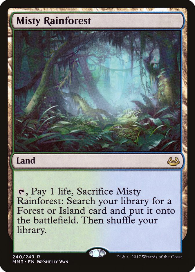 Misty Rainforest [Modern Masters 2017] Magic: The Gathering