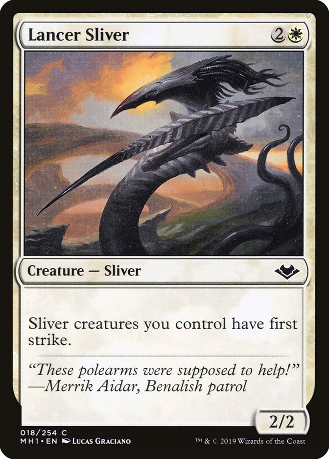 Lancer Sliver [Modern Horizons] Magic: The Gathering