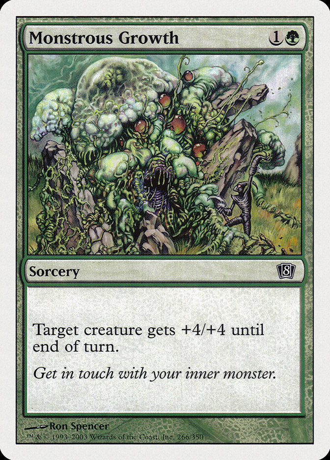 Monstrous Growth [Eighth Edition] Magic: The Gathering