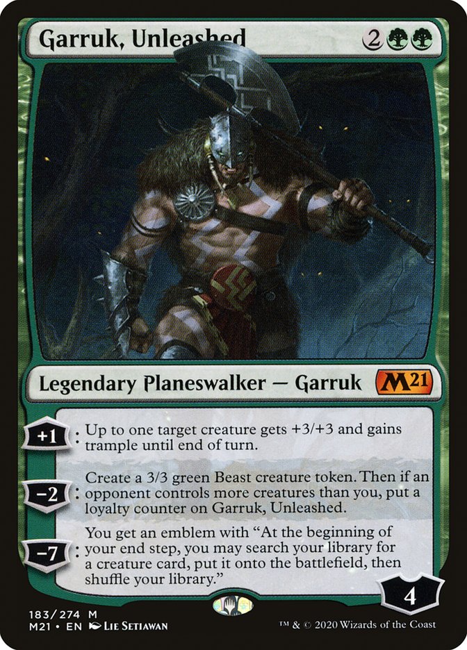 Garruk, Unleashed [Core Set 2021] Magic: The Gathering