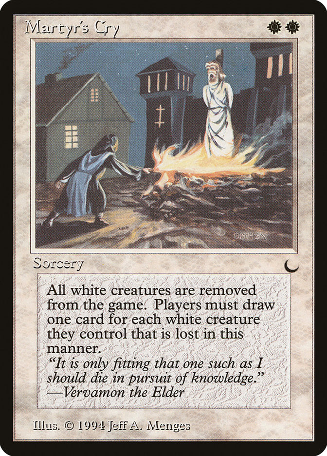 Martyr's Cry [The Dark] Magic: The Gathering