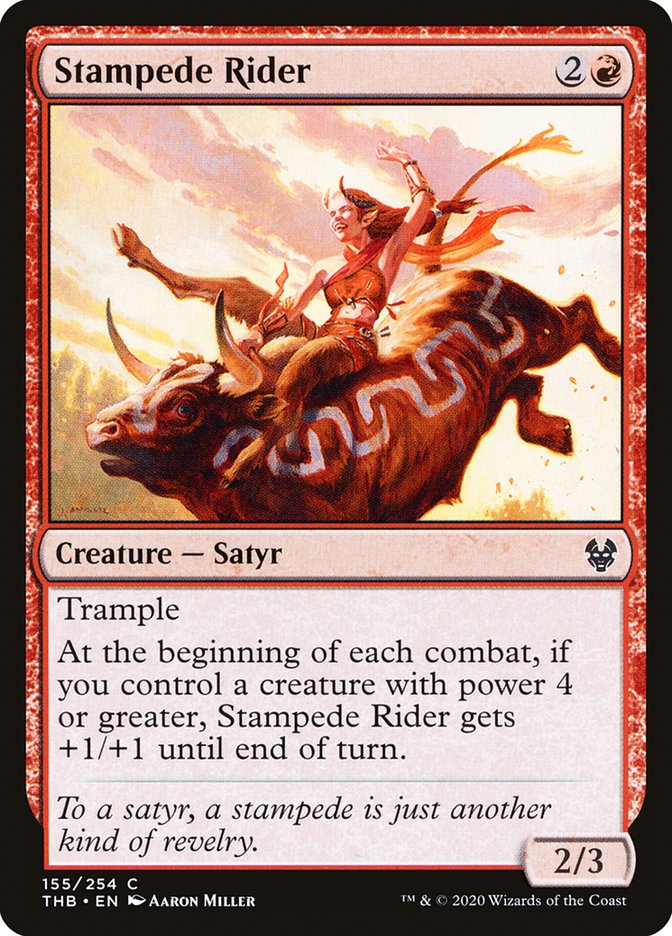Stampede Rider [Theros Beyond Death] Magic: The Gathering