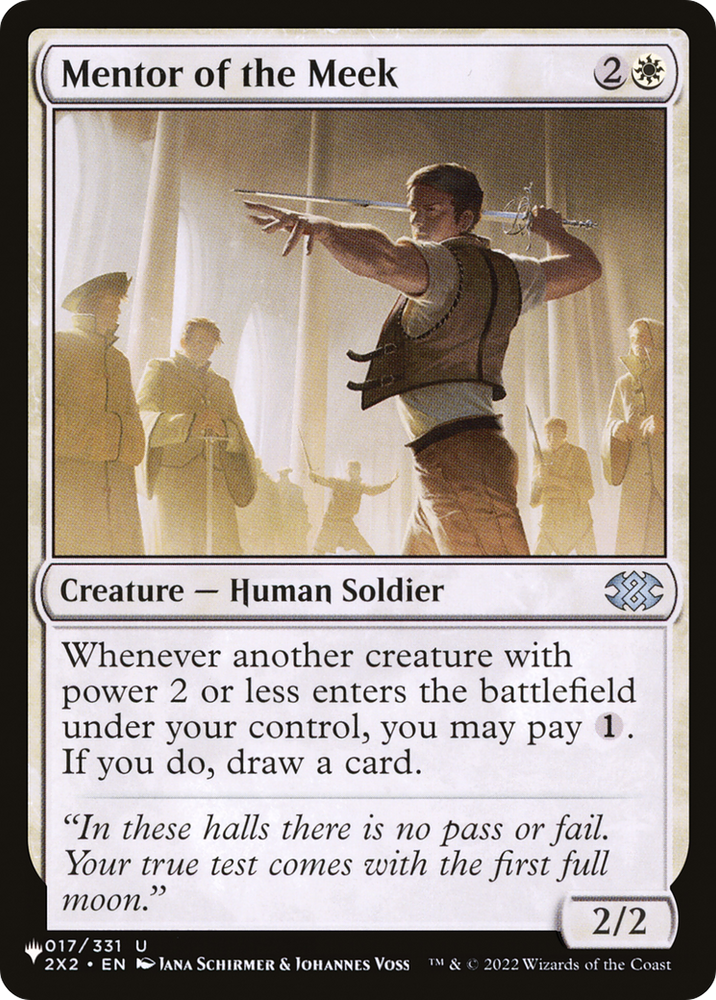 Mentor of the Meek [The List] Magic: The Gathering