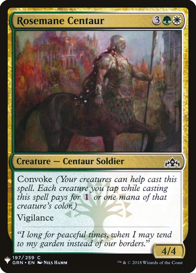 Rosemane Centaur [Mystery Booster] Magic: The Gathering