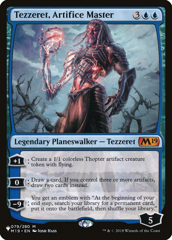 Tezzeret, Artifice Master [The List] Magic: The Gathering