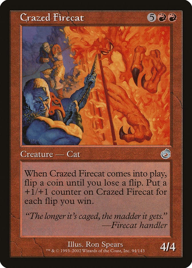 Crazed Firecat [Torment] Magic: The Gathering
