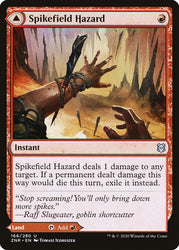 Spikefield Hazard // Spikefield Cave [Zendikar Rising] Magic: The Gathering