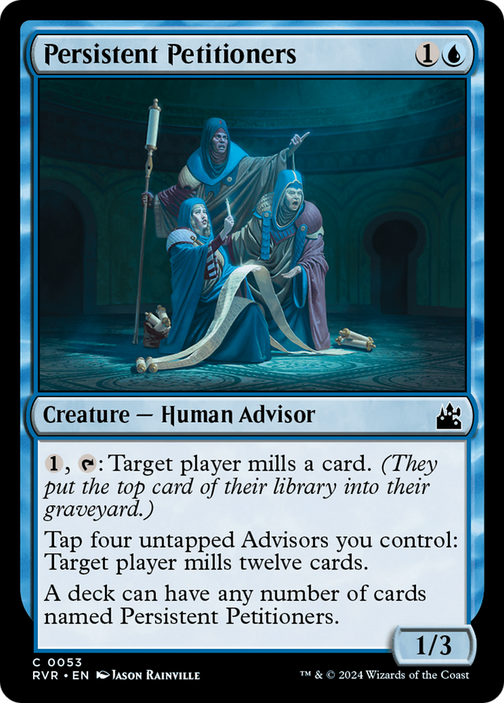 Persistent Petitioners [Ravnica Remastered] Magic: The Gathering
