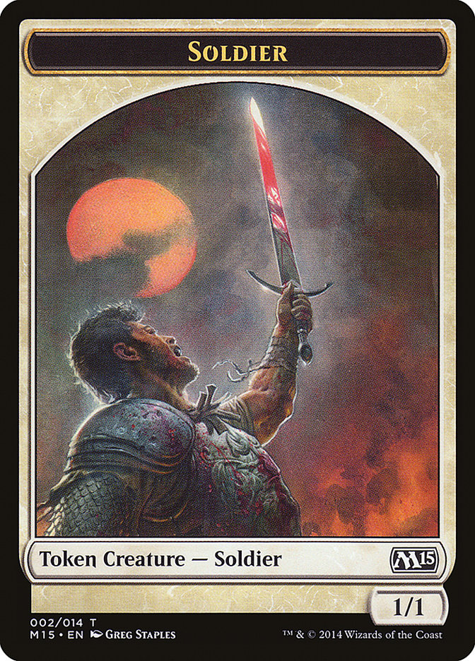 Soldier Token [Magic 2015 Tokens] Magic: The Gathering