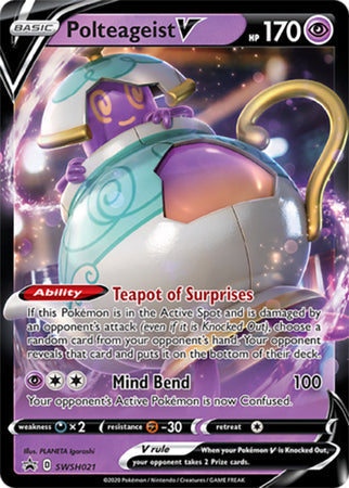 Polteageist V (SWSH021) [Sword & Shield: Black Star Promos] Pokémon