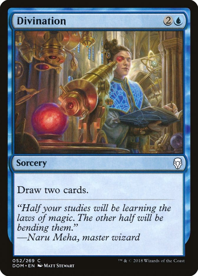 Divination [Dominaria] Magic: The Gathering