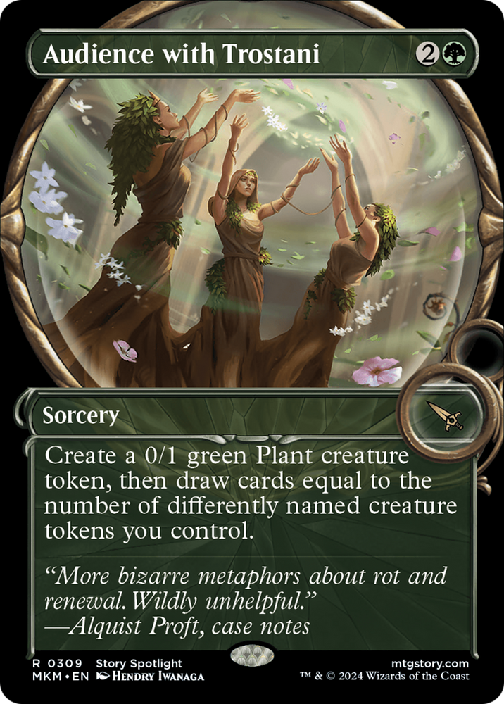 Audience with Trostani (Showcase) [Murders at Karlov Manor] Magic: The Gathering
