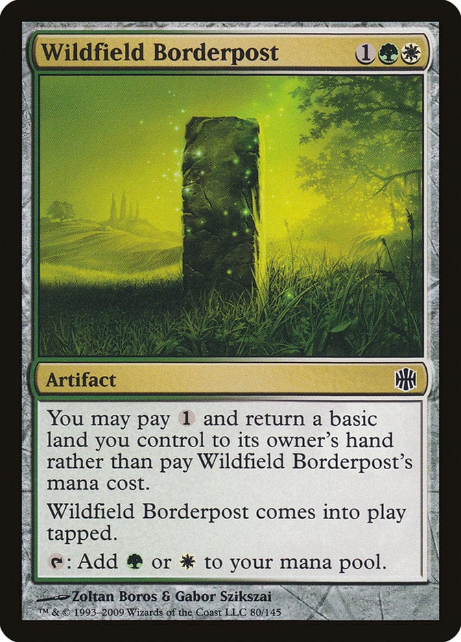 Wildfield Borderpost [Alara Reborn] Magic: The Gathering