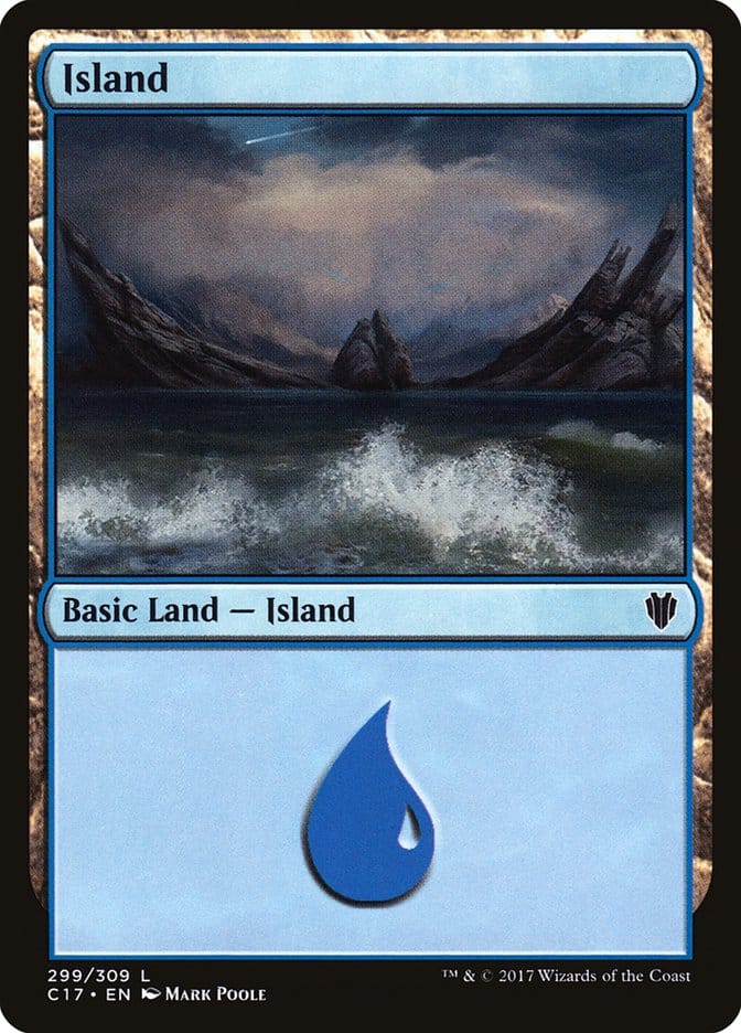 Island (299) [Commander 2017] Magic: The Gathering