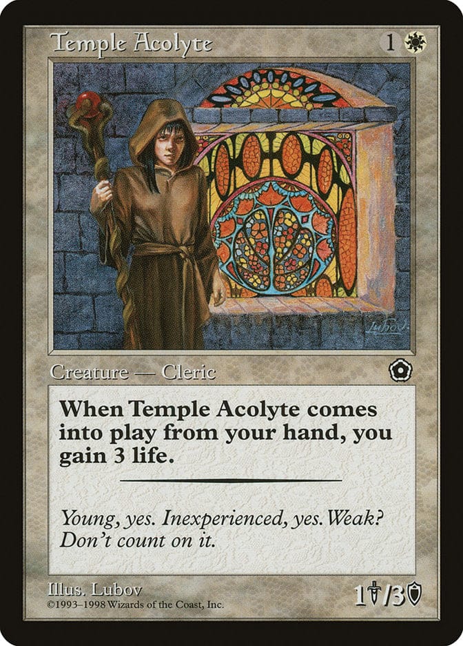 Temple Acolyte [Portal Second Age] Magic: The Gathering