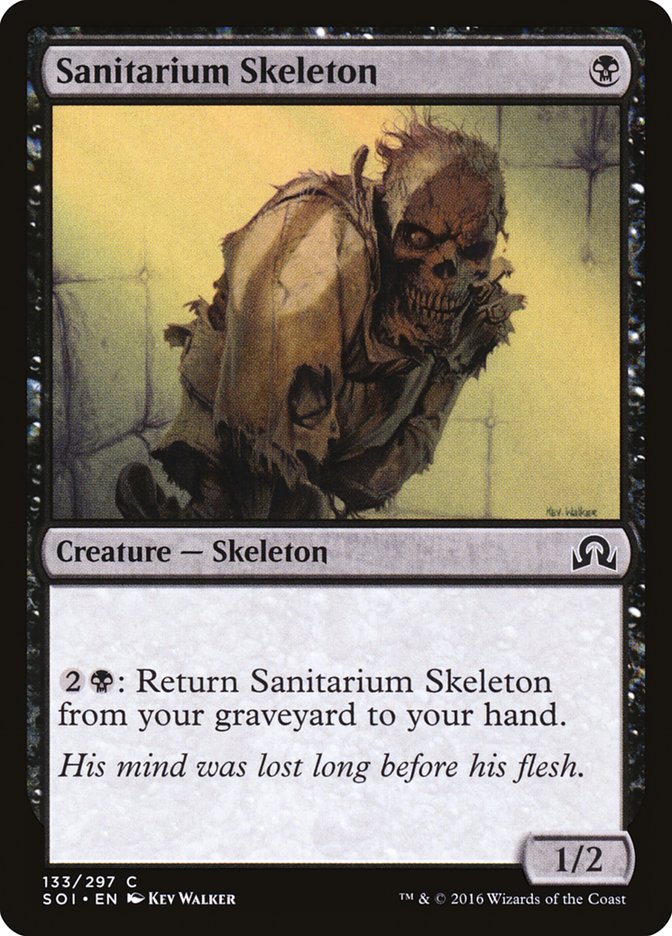 Sanitarium Skeleton [Shadows over Innistrad] Magic: The Gathering