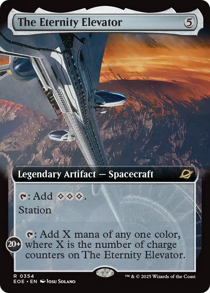 The Eternity Elevator (Extended Art) [Edge of Eternities] Magic: The Gathering